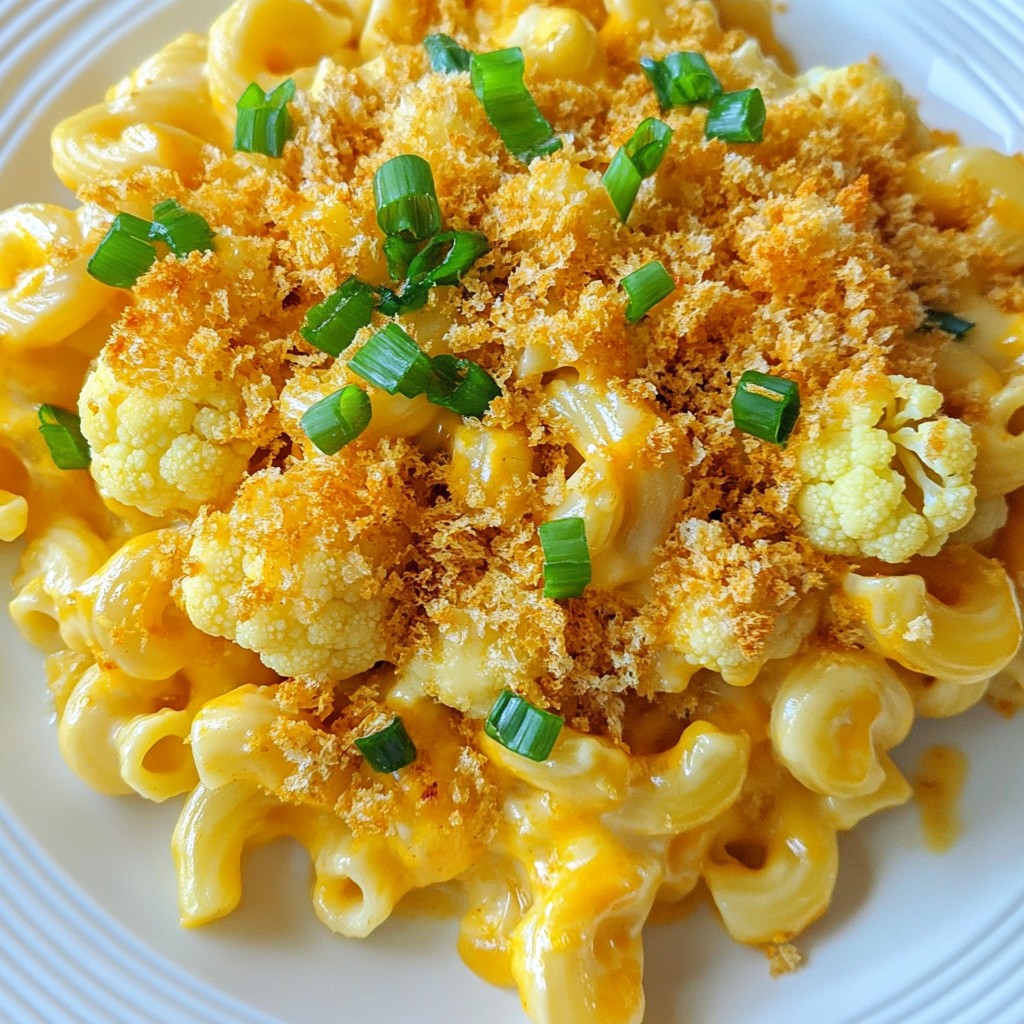 Buffalo Cauliflower Mac and Cheese Irresistible Delight