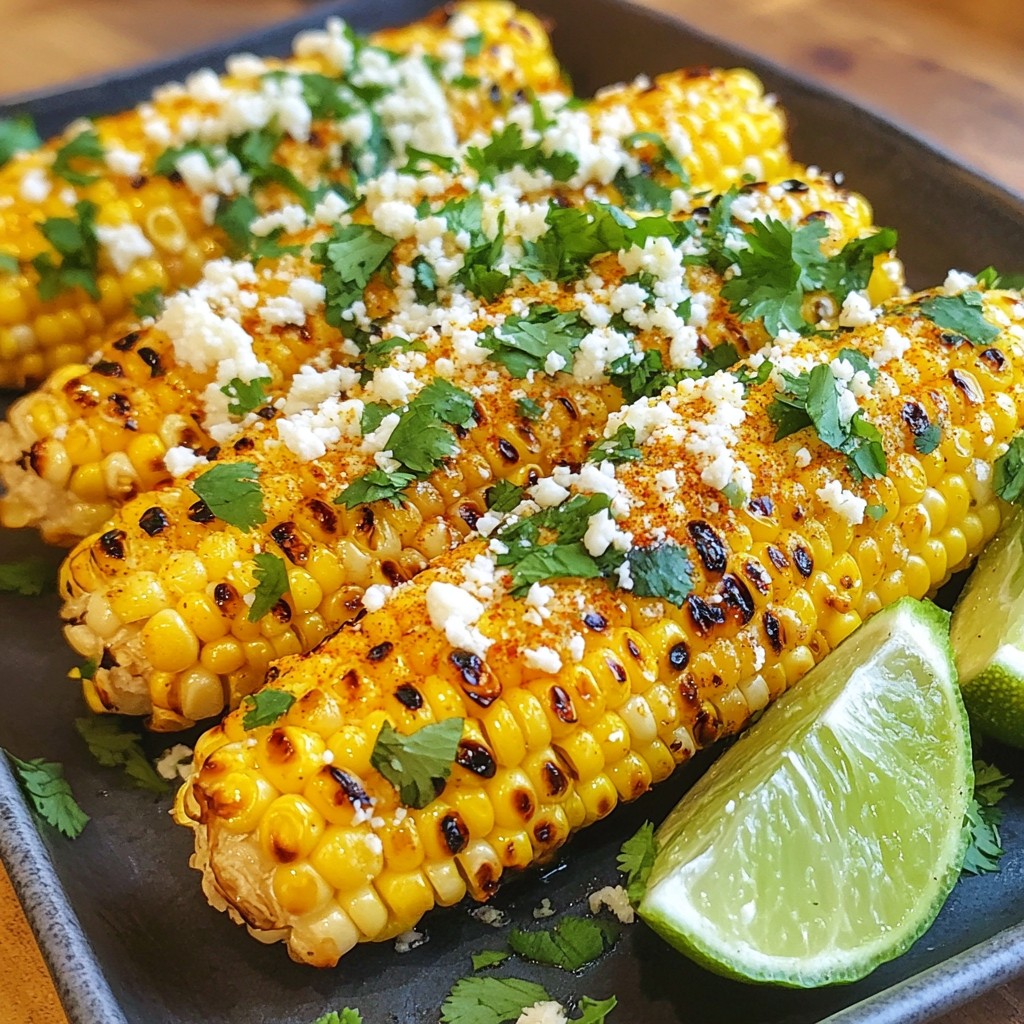 Chili Lime Grilled Corn Fresh and Flavorful Delight