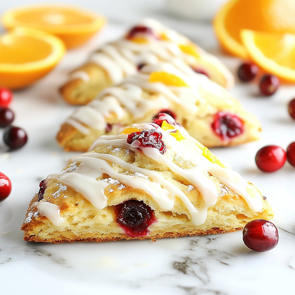 Cranberry Orange Scones Flavorful Morning Treat