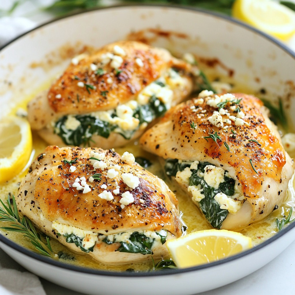 Spinach Feta Stuffed Chicken Delightful Dinner Idea