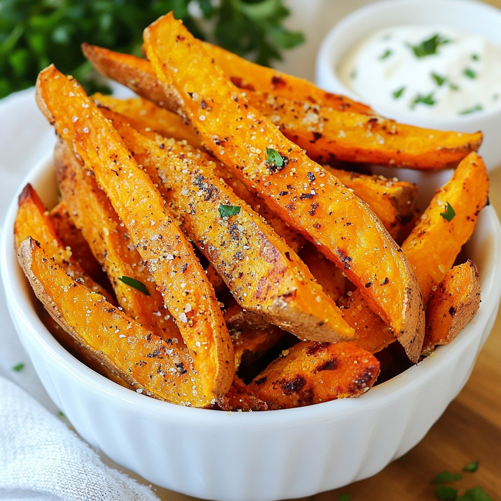 Air Fryer Sweet Potato Fries Crispy and Delicious
