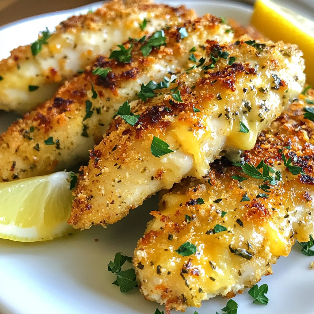 Crispy Cheesy Herb Chicken Tenders Perfectly Fried