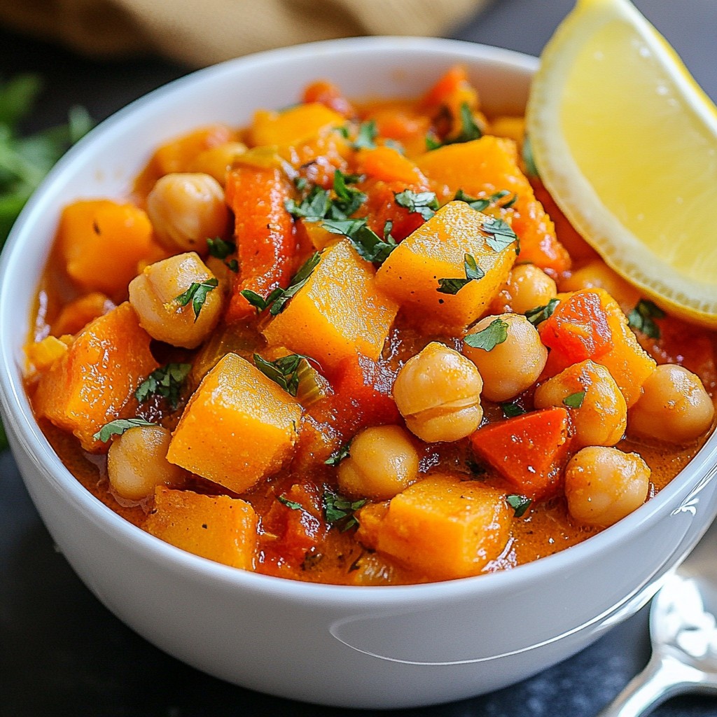 Moroccan Chickpea Stew Flavorful and Easy Recipe
