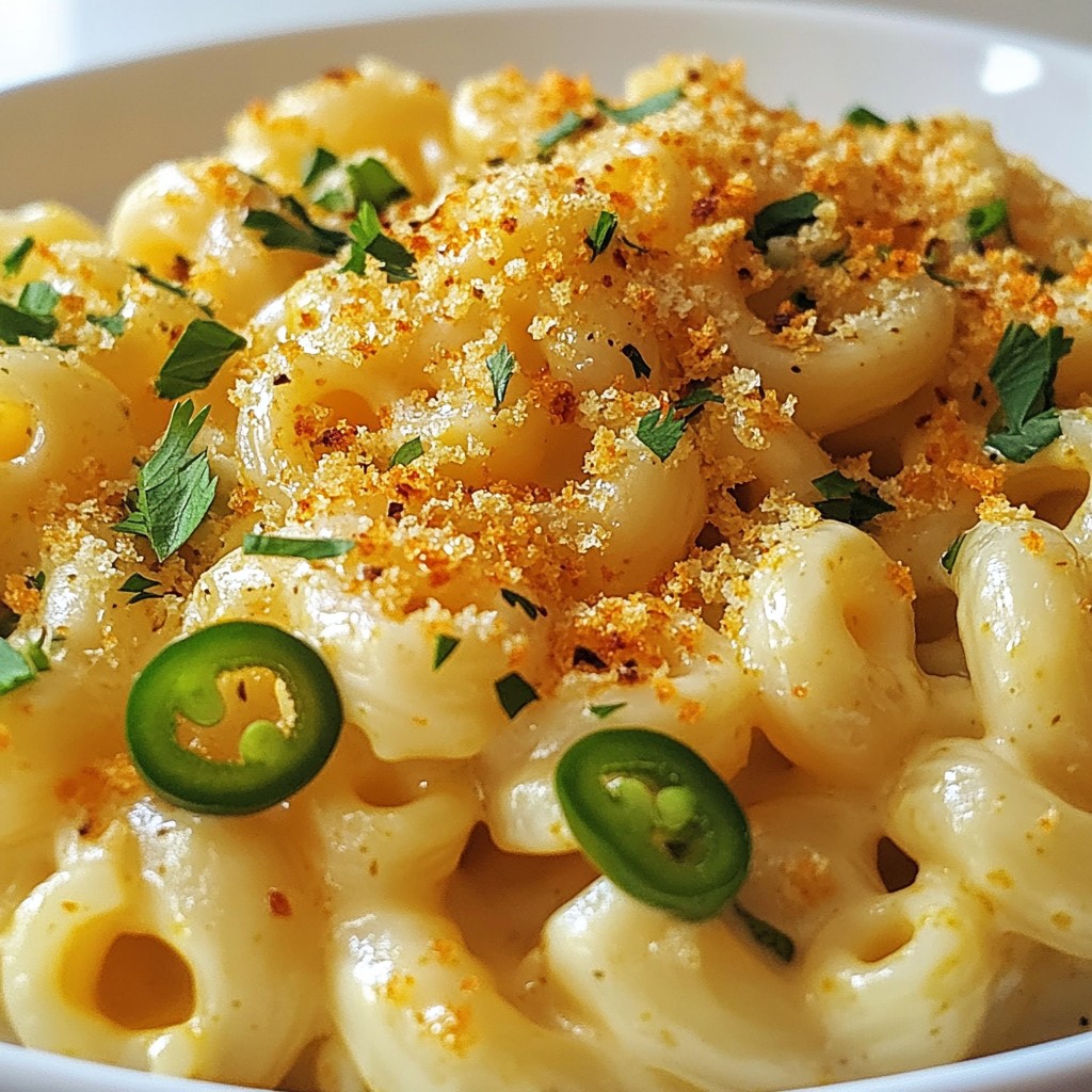 Spicy Jalapeno Mac and Cheese Flavorful Comfort Dish