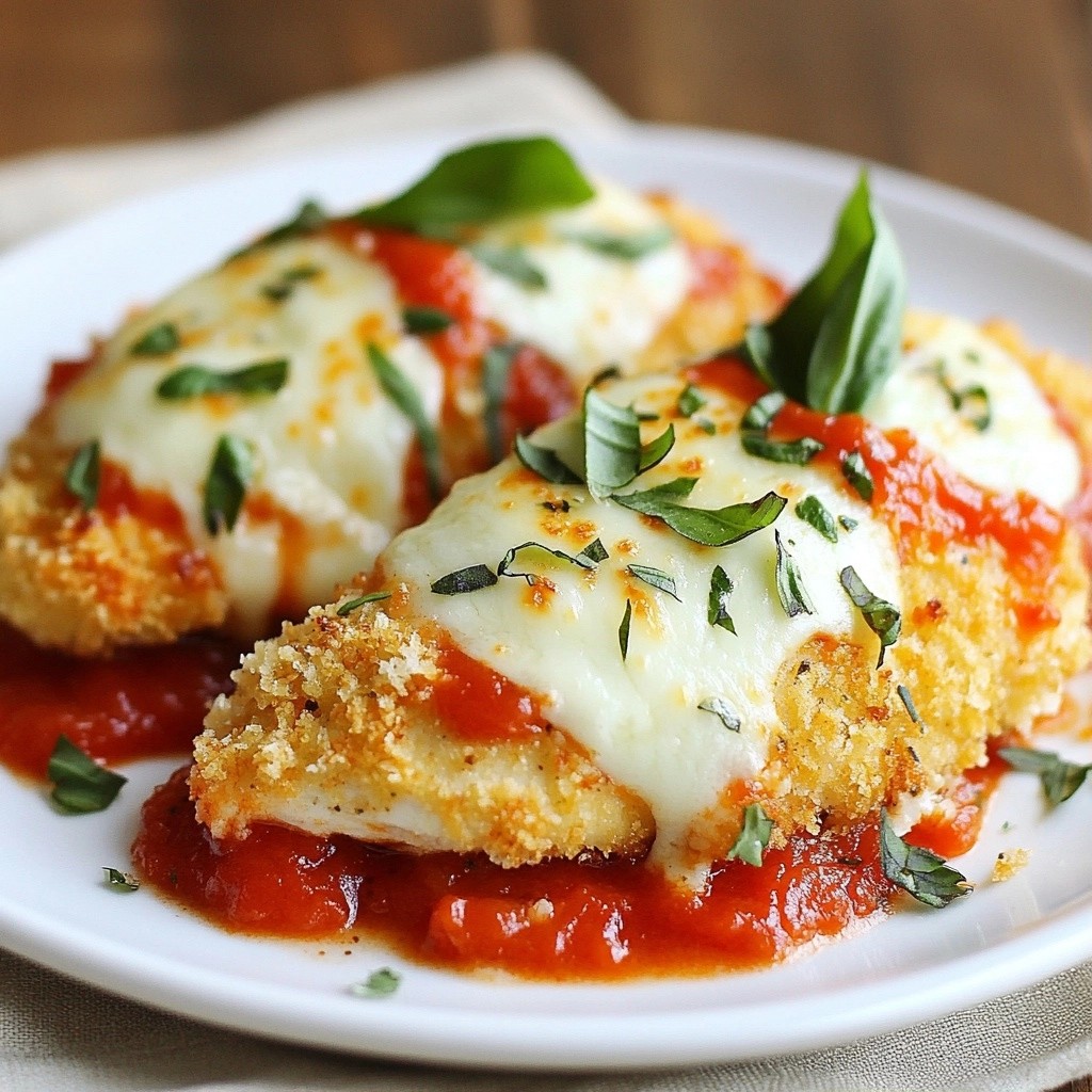 Cheesy Herb-Crusted Chicken Parmesan Delightful Dish