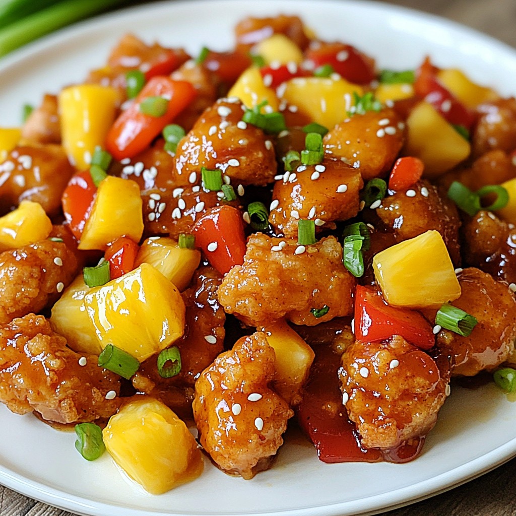 Savory Sweet and Sour Chicken Bites Easy Recipe