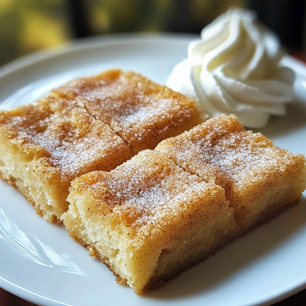 Snickerdoodle Blondies Tasty and Simple Baking Treat