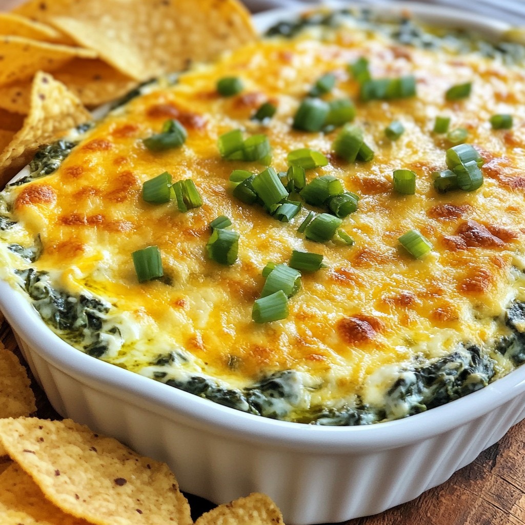 Rich Creamy Cheese and Spinach Dip Simple Delight