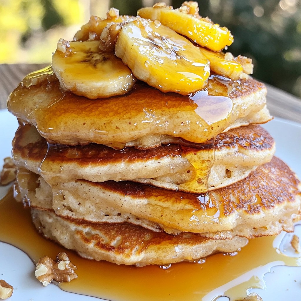 Caramelized Banana Pancakes Irresistible and Easy Recipe