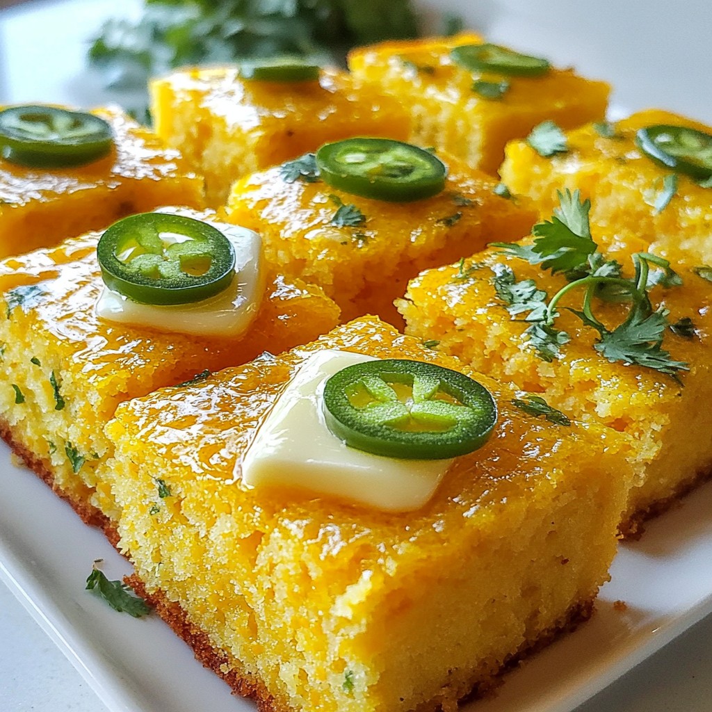 Jalapeño Cheddar Cornbread Flavorful and Easy Recipe
