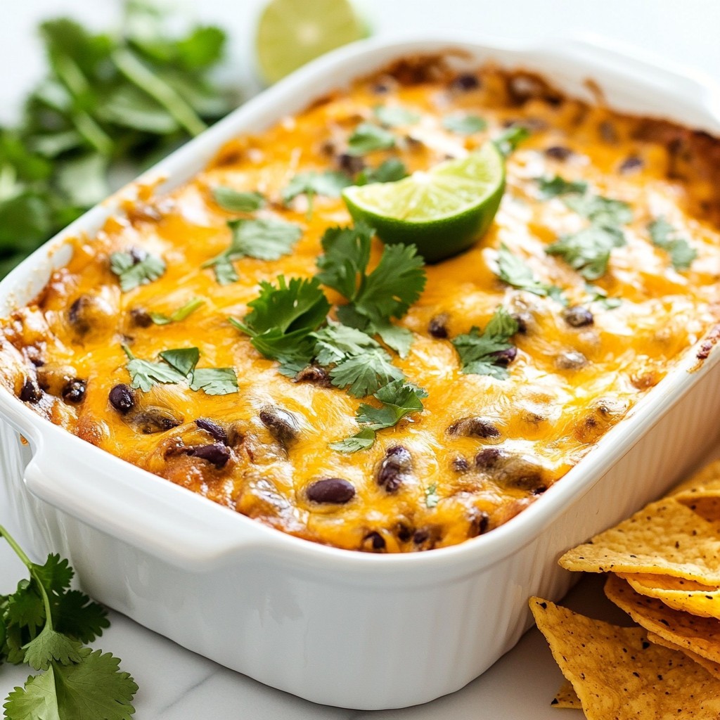 Smoky Cheese Black Bean Dip for Flavorful Parties