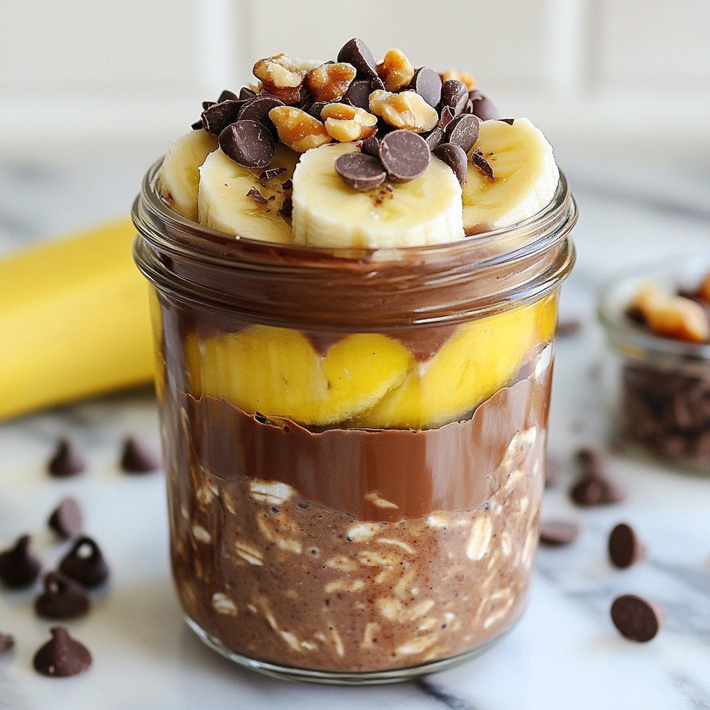Chocolate Peanut Butter Overnight Oats Easy Recipe