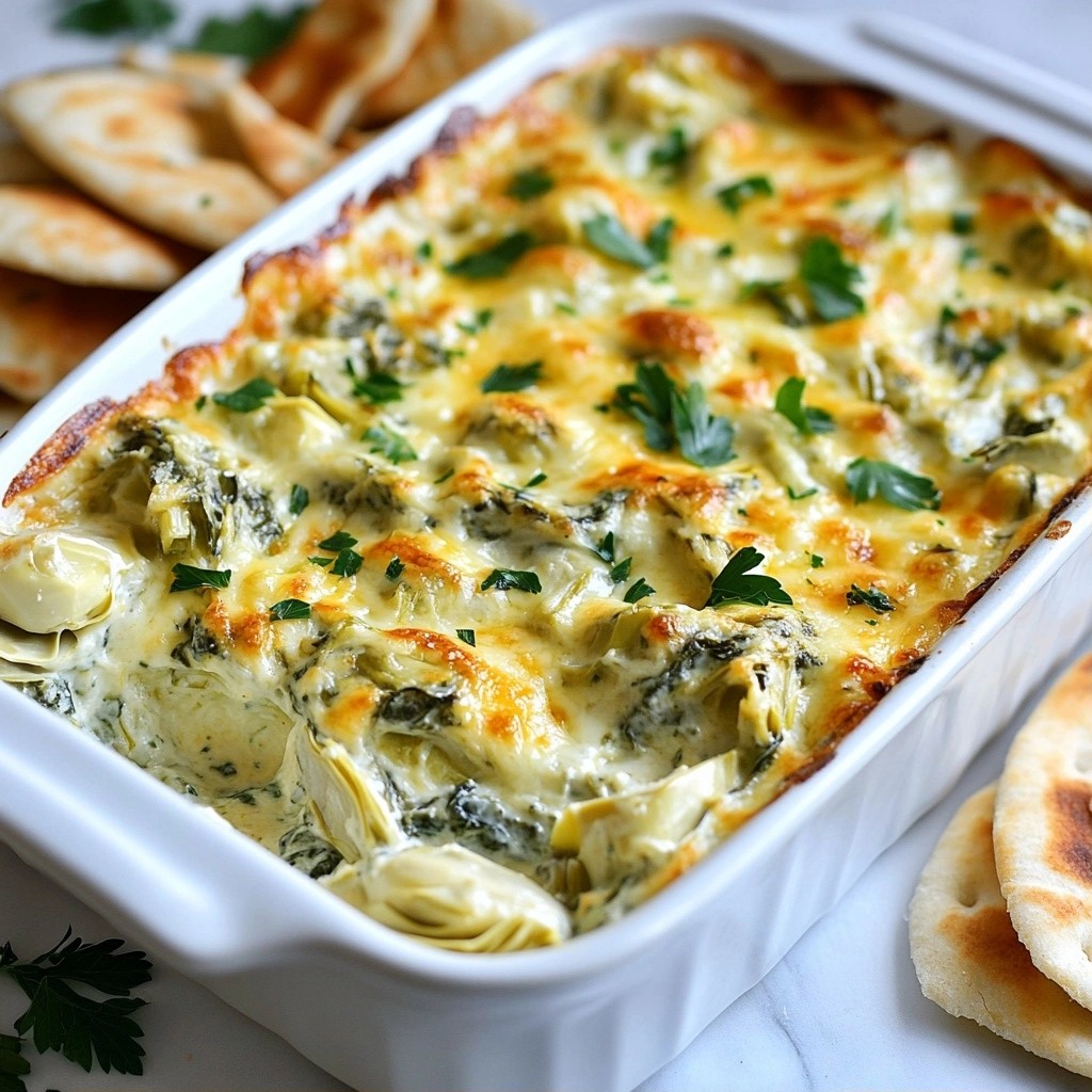 Savory Cheese and Spinach Artichoke Dip Delight