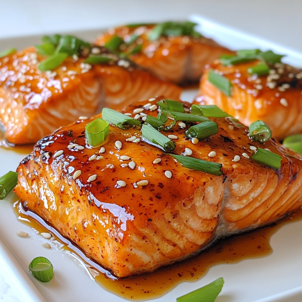 Honey Sriracha Glazed Salmon Flavorful and Simple Dish
