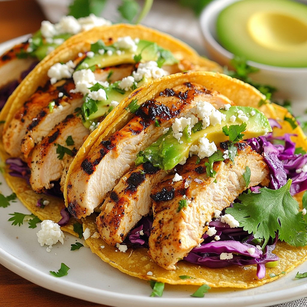 Zesty Lime Chicken Tacos Flavorful and Fresh Meal