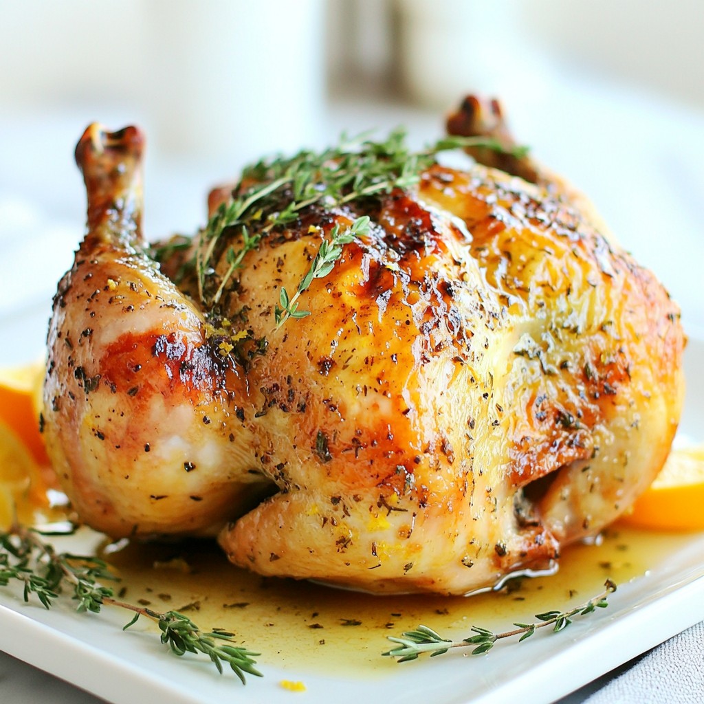 Citrus Herb Roast Chicken Delightful and Simple Recipe