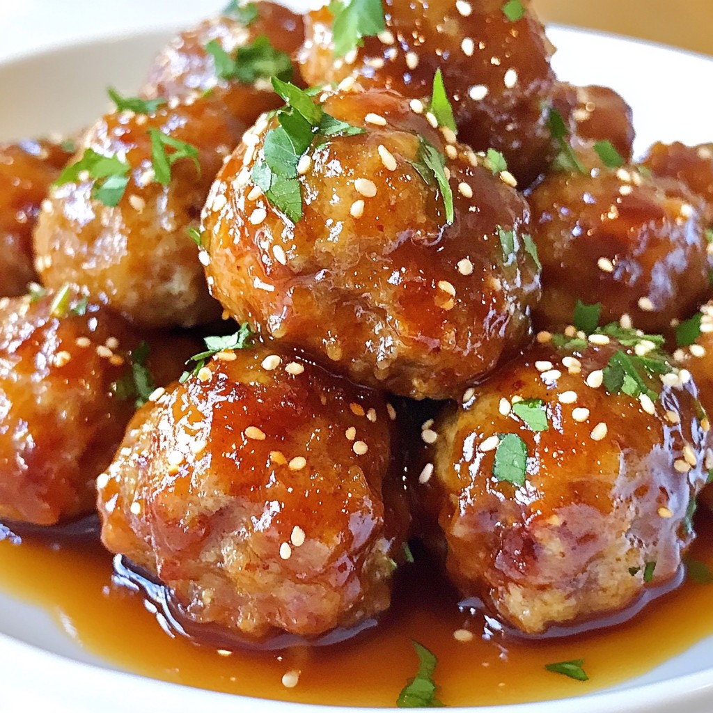 Spicy Honey Garlic Meatballs Flavorful Dinner Treat