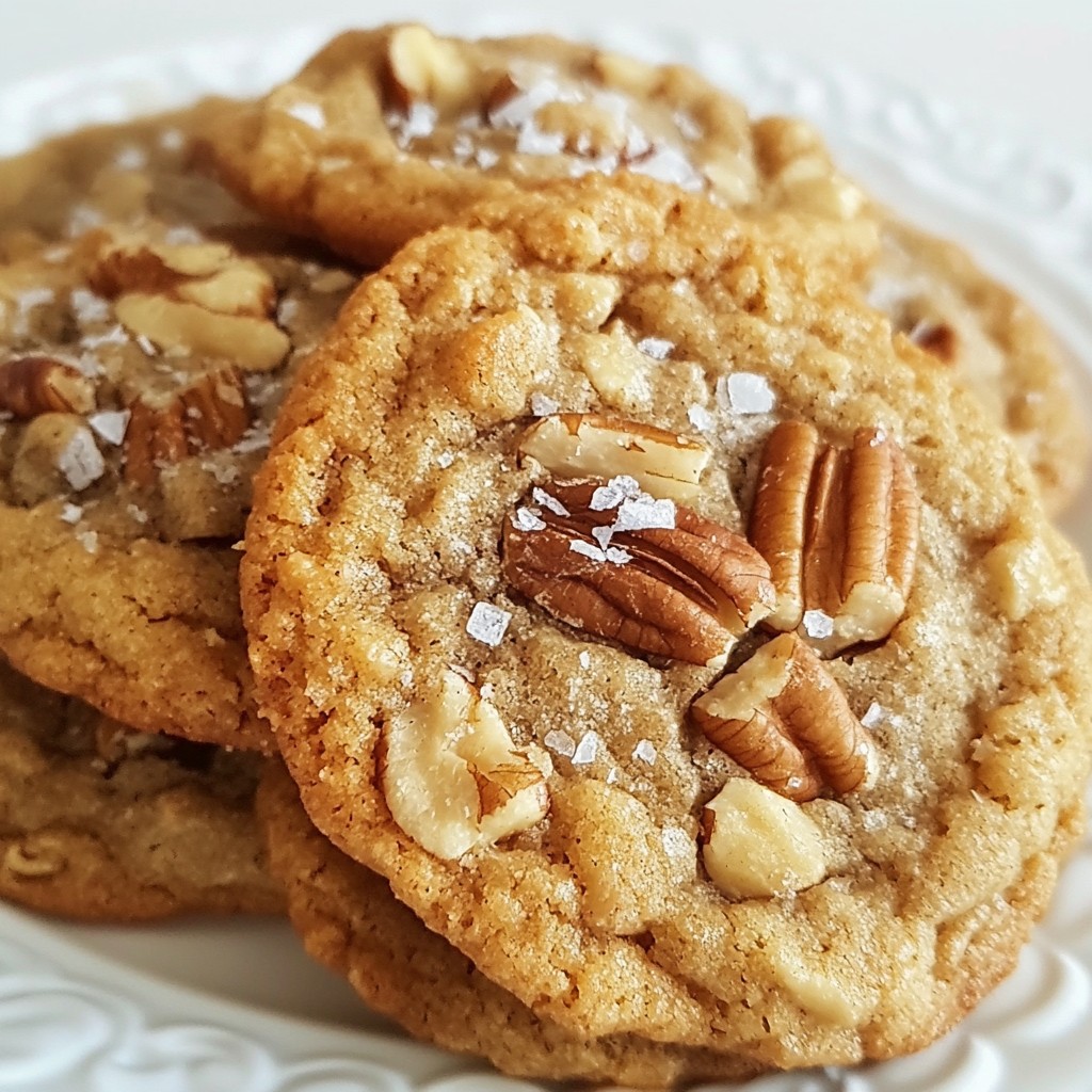 Brown Butter Pecan Cookies Delightful and Easy Recipe