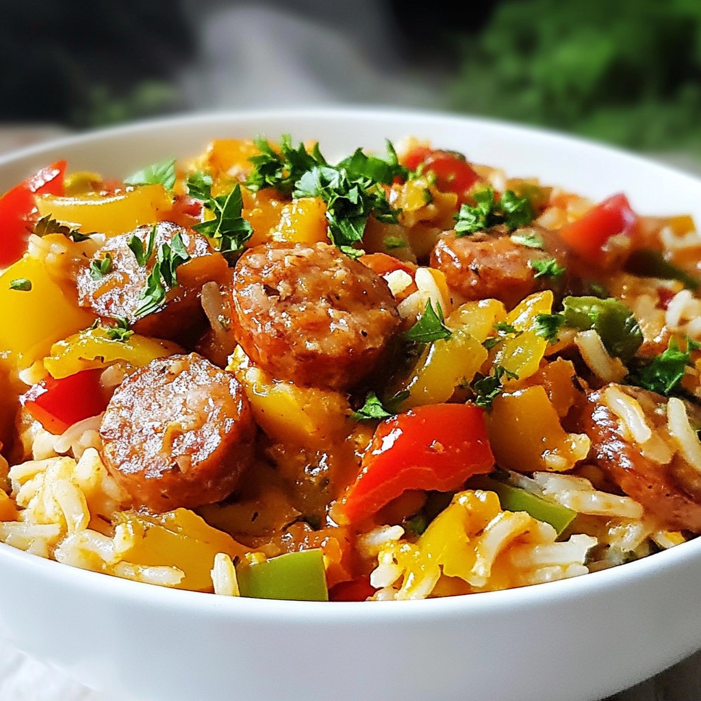 Cajun Turkey Sausage Jambalaya Flavorful and Easy Recipe