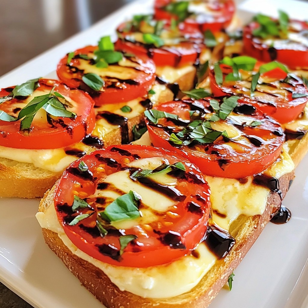 Caprese Garlic Bread Tasty and Easy Recipe