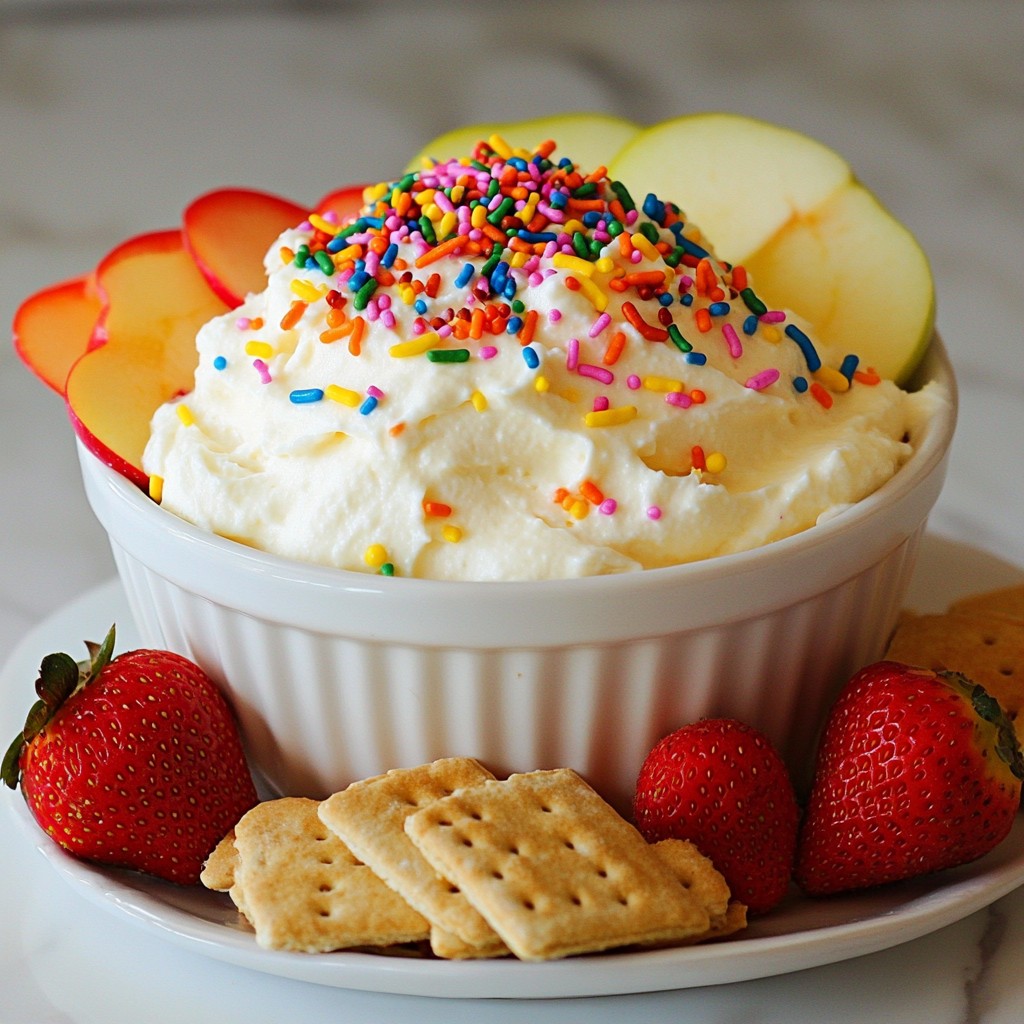 Funfetti Cheesecake Dip Delightfully Simple Treat