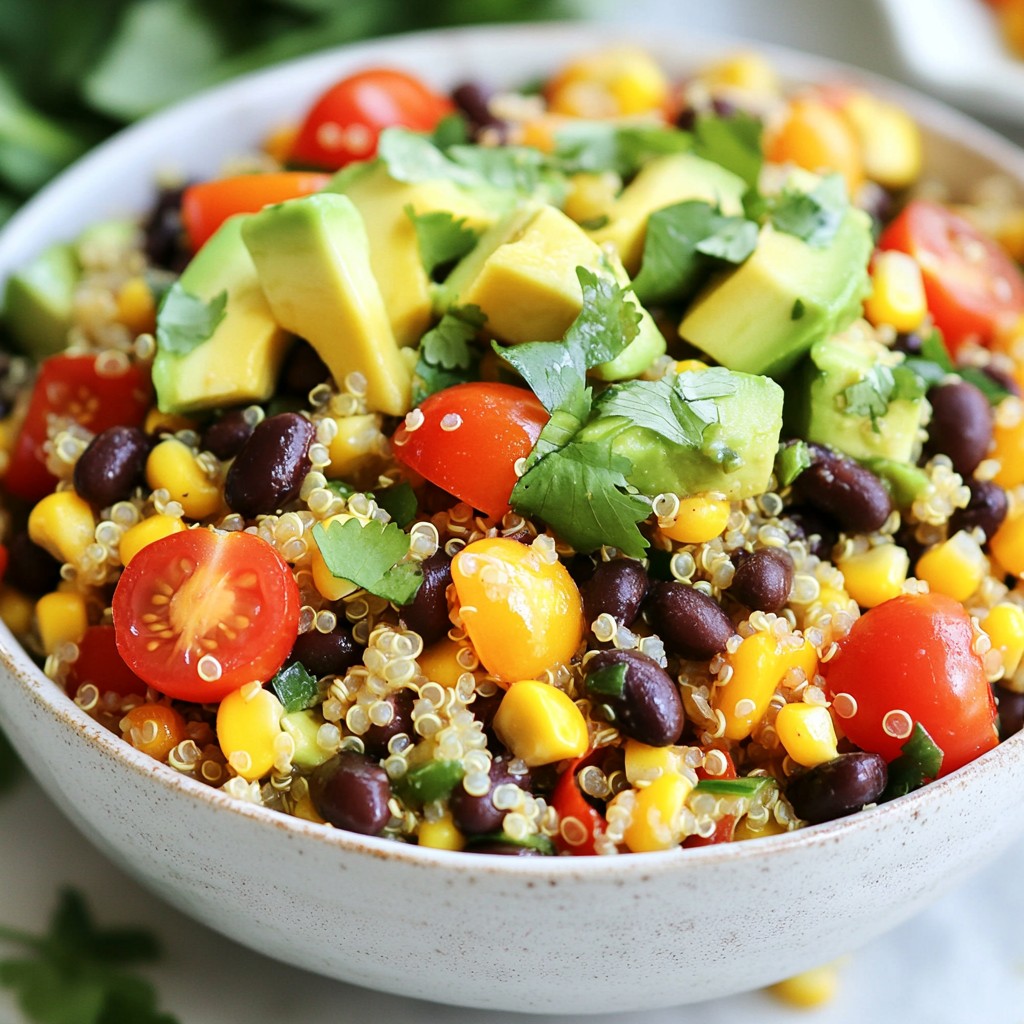 Southwest Quinoa Salad Flavorful Healthy Delight