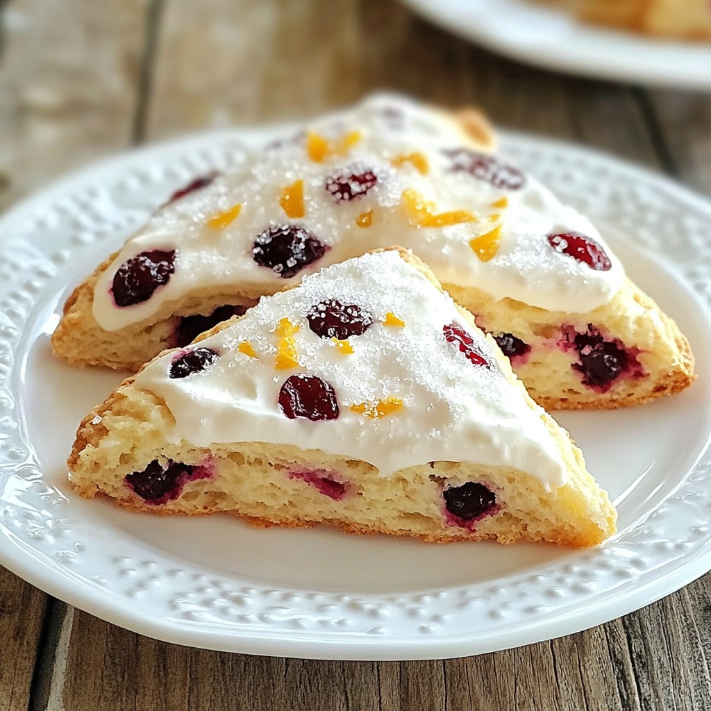 Cranberry Orange Scones Tasty and Easy Recipe
