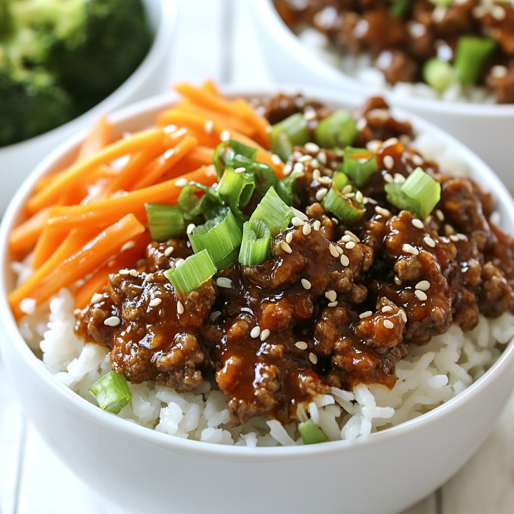 Spicy Korean Beef Bowls Flavorful and Easy Recipe