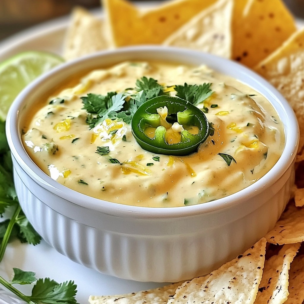 Smooth Cheesy Jalapeno Lime Dip Flavorful and Fun