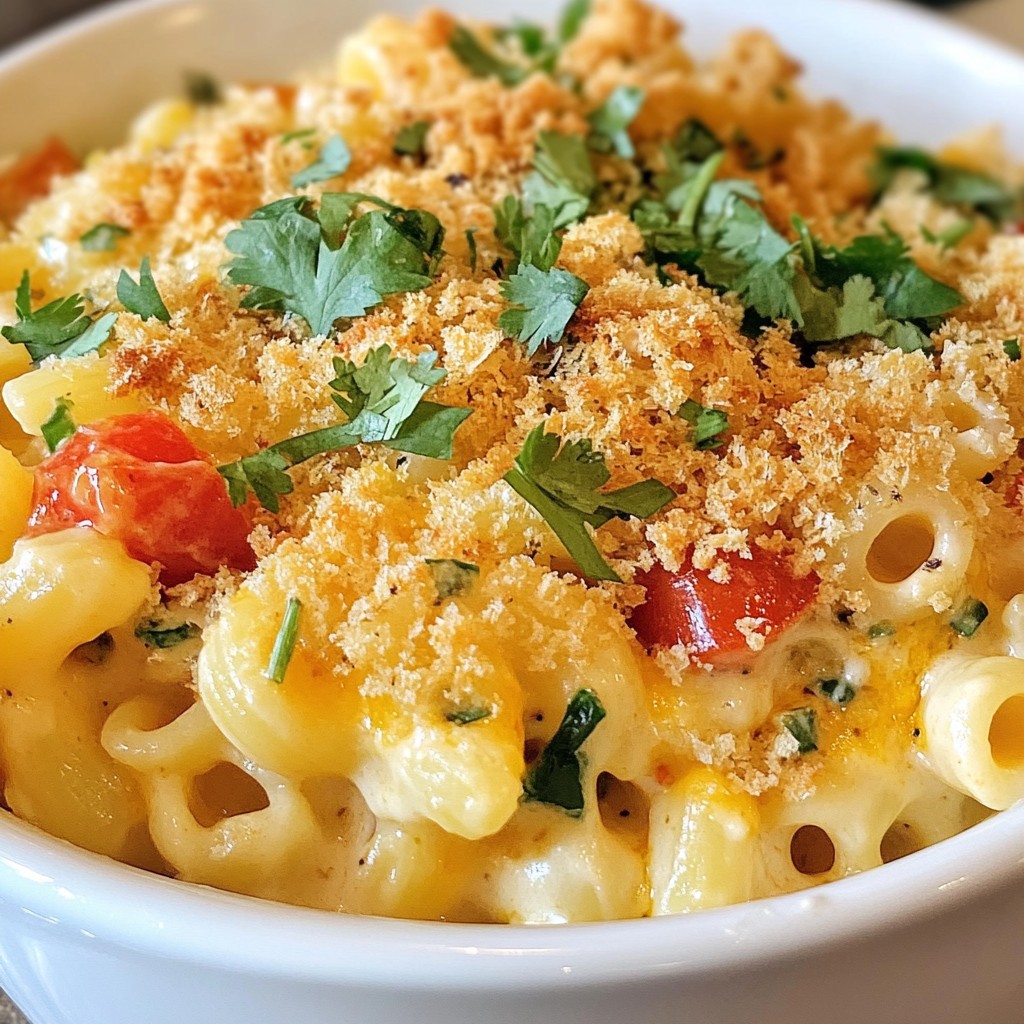 Spicy Southwestern Mac and Cheese Creamy Delight
