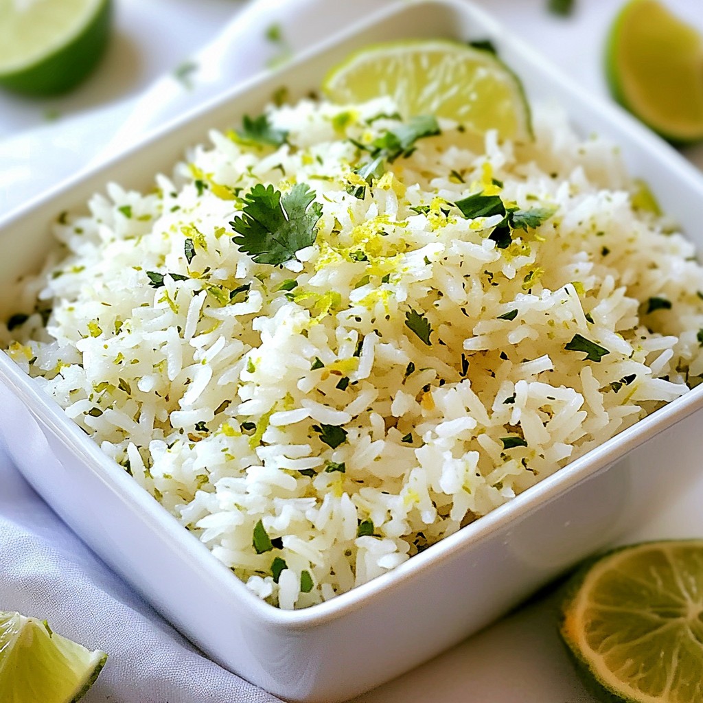 Cilantro Lime Rice Flavorful and Simple Recipe Guide