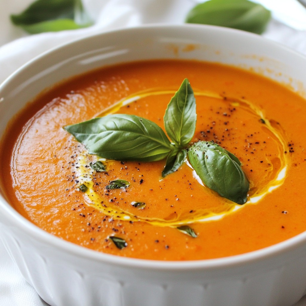 Roasted Red Pepper Bisque Cozy and Comforting Recipe