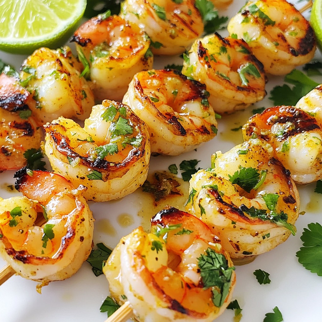 Chili Lime Grilled Shrimp Skewers Flavorful Delight