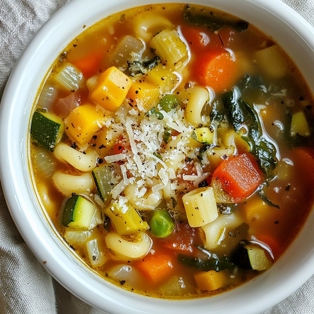 Veggie Packed Minestrone Soup Healthy and Simple Meal