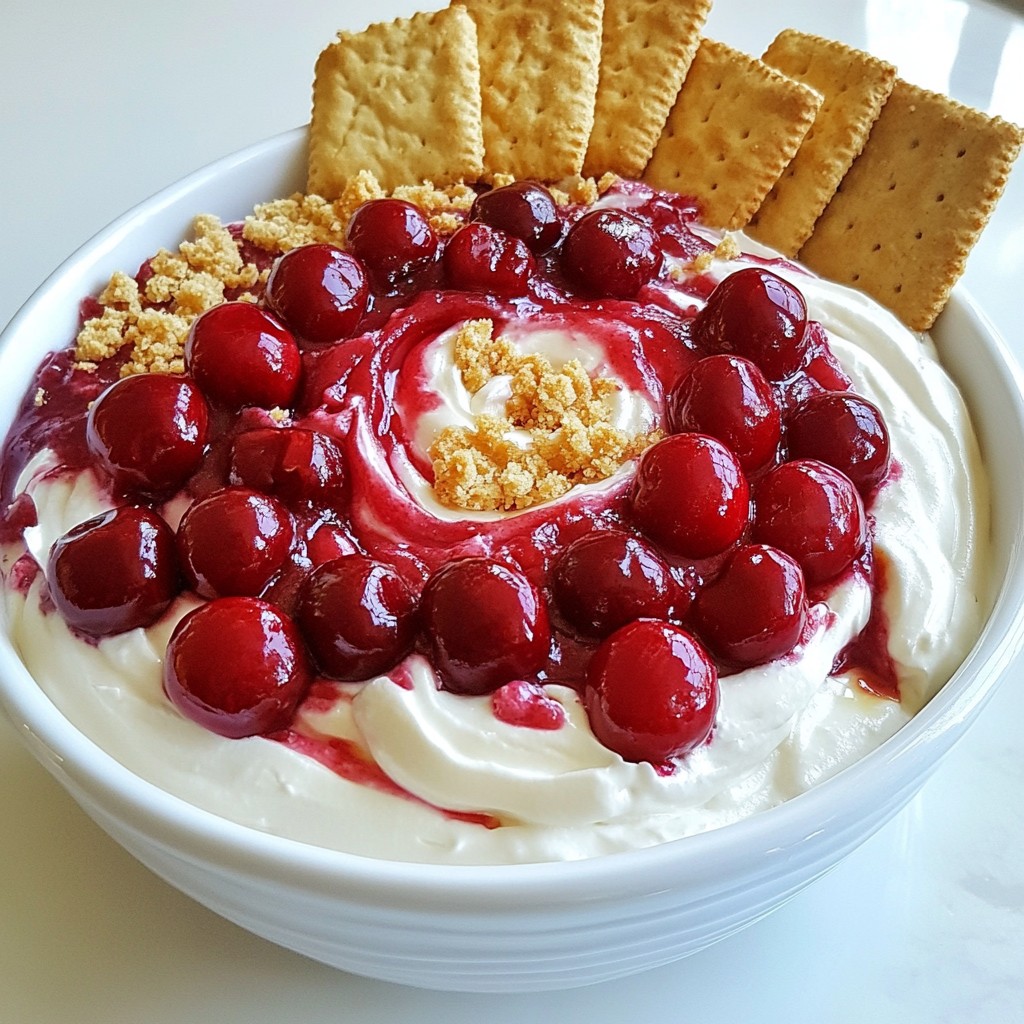 Cherry Pie Cheesecake Dip Delicious and Easy Recipe
