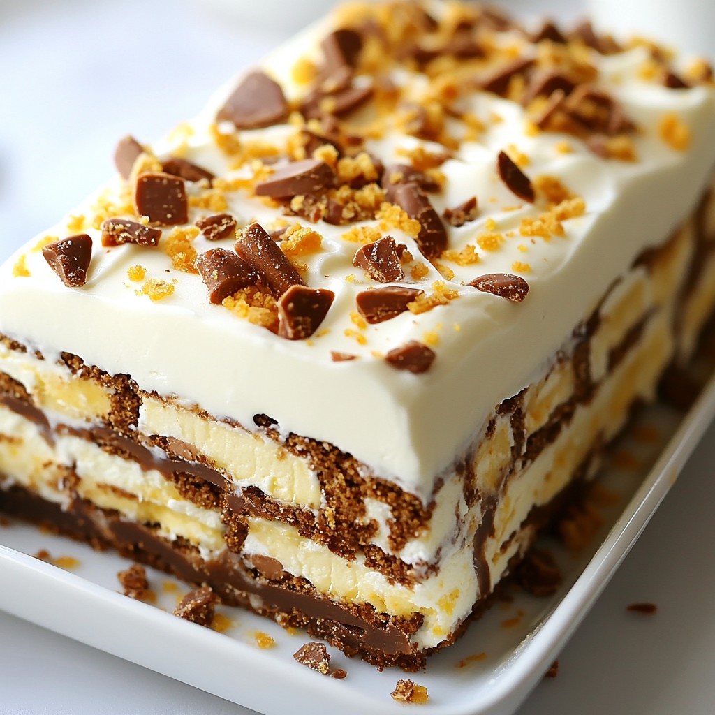 Butterfinger Icebox Cake Delightful and Easy Recipe