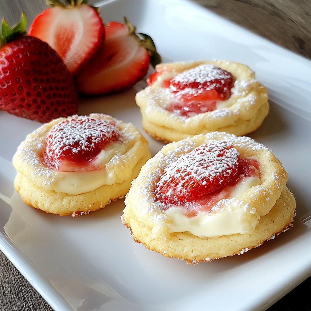 Strawberry Cheesecake Cookies Delightful and Tasty Treat