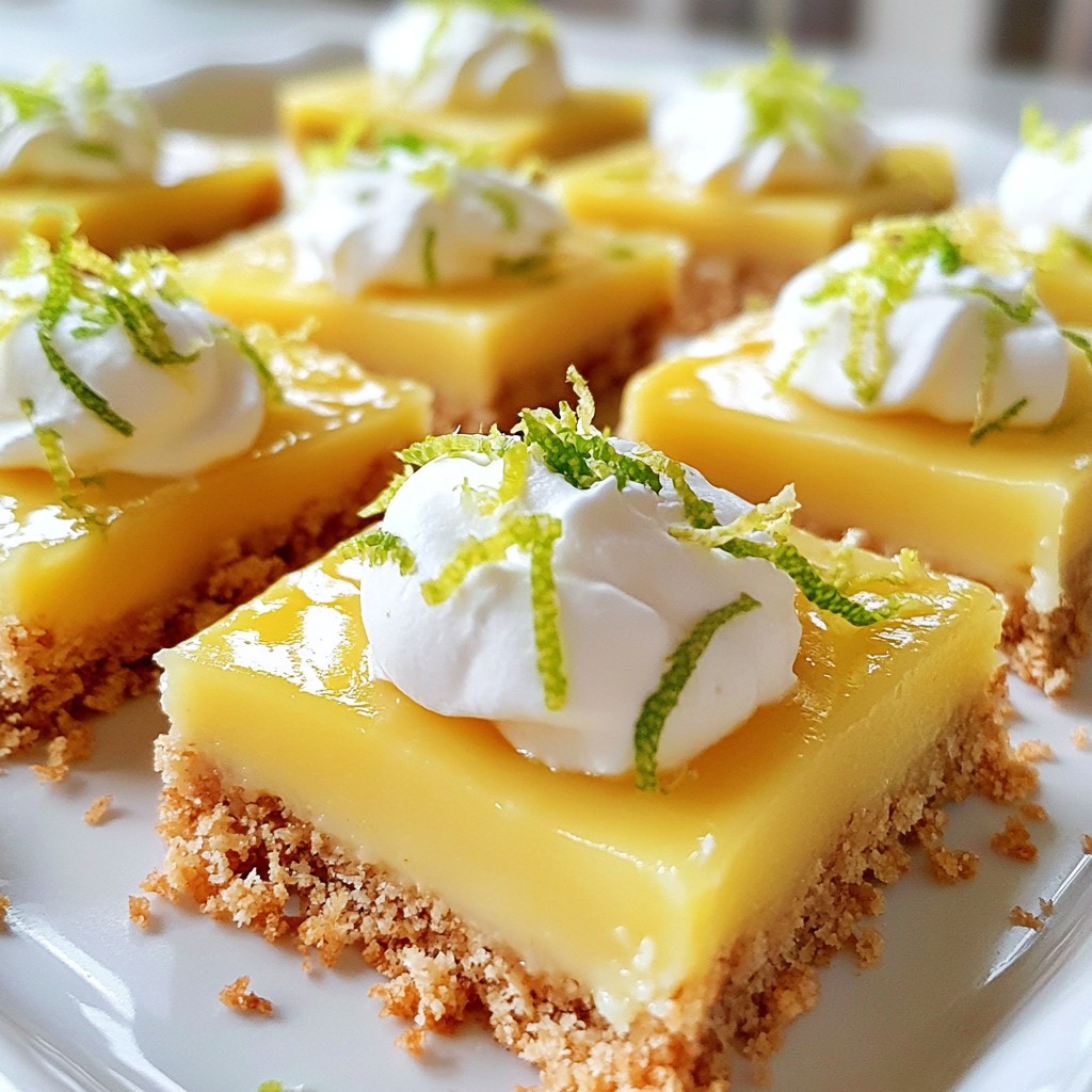 Key Lime Pie Bars Simple and Delicious Recipe