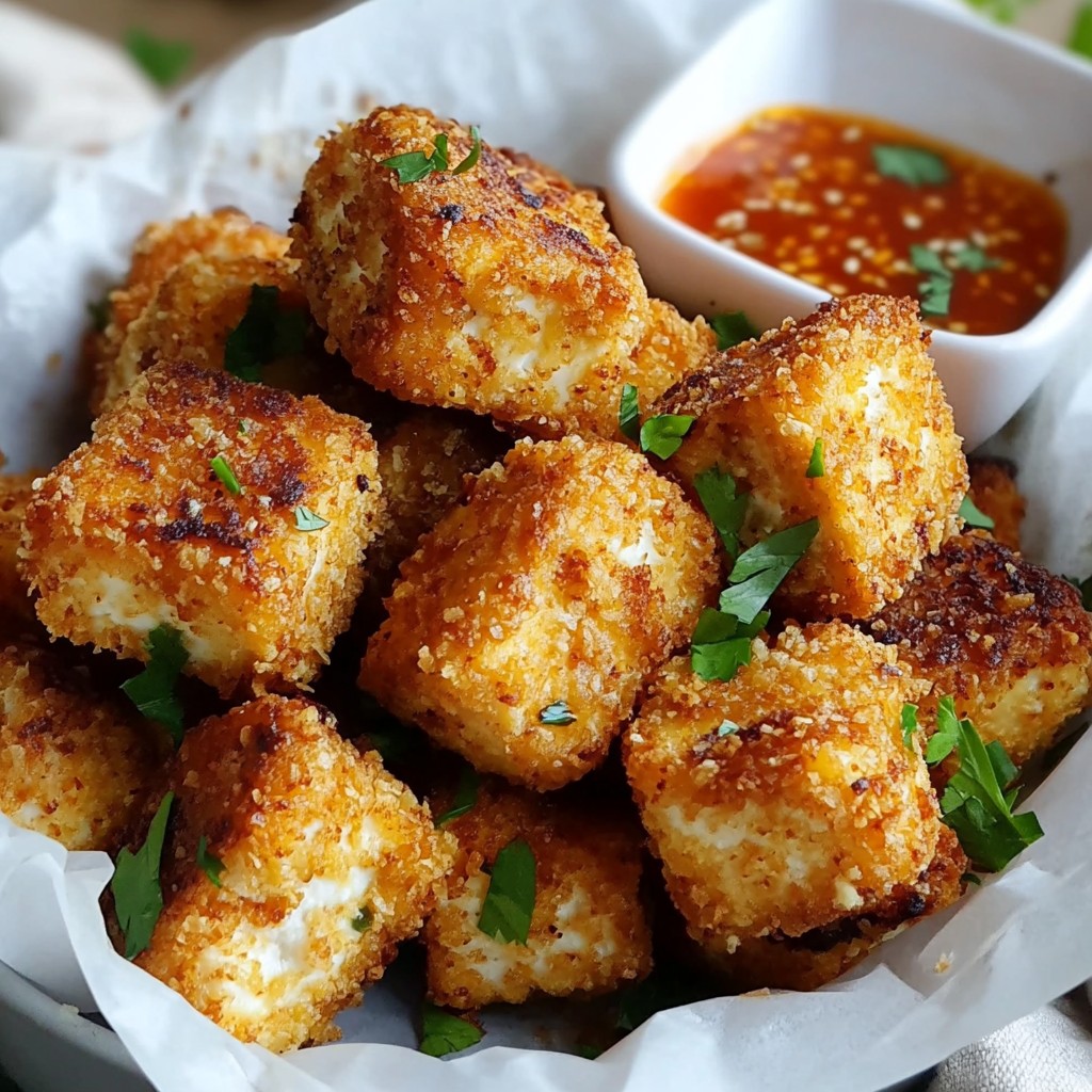 Crispy Air Fryer Tofu Nuggets Quick and Easy Recipe