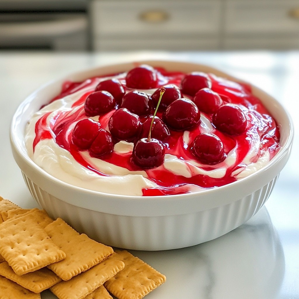 Cherry Cheesecake Dip Quick and Easy Delight