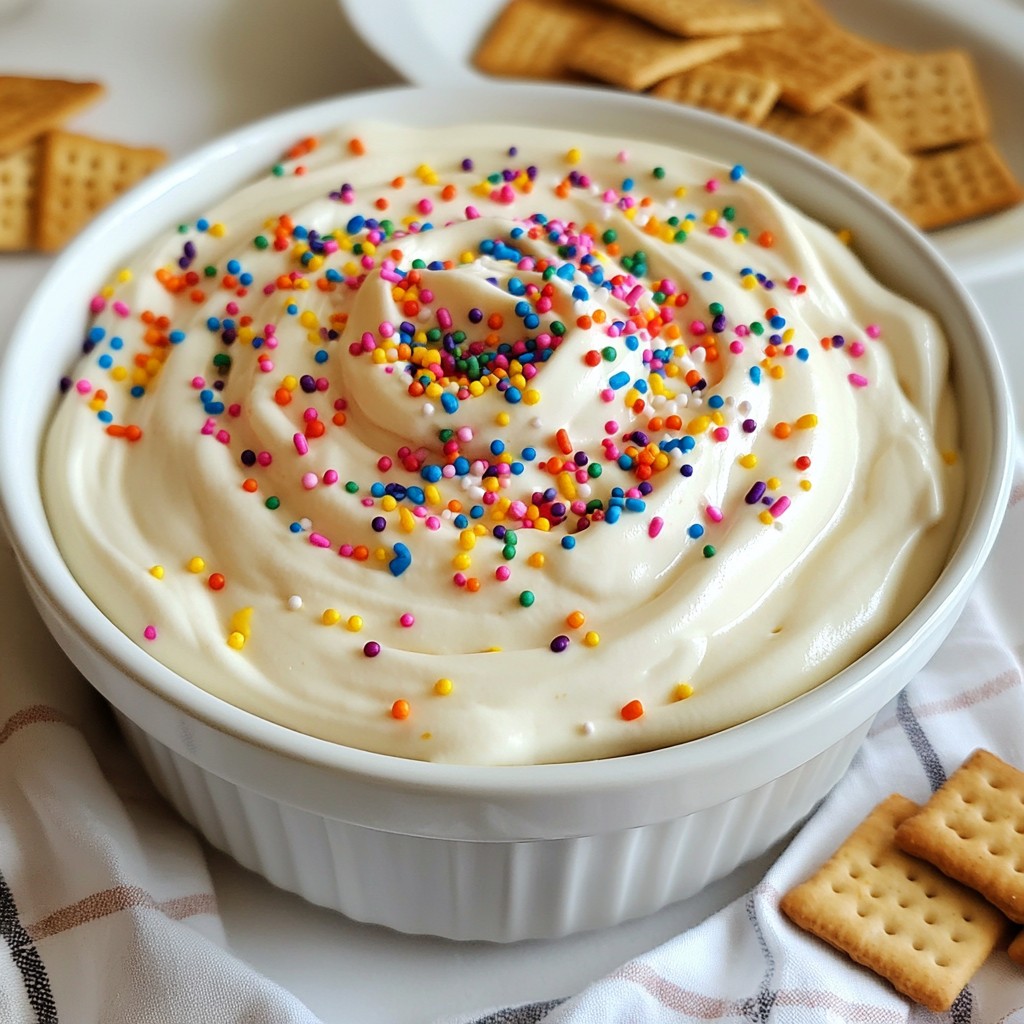 Funfetti Birthday Cake Dip Delightfully Creamy Treat
