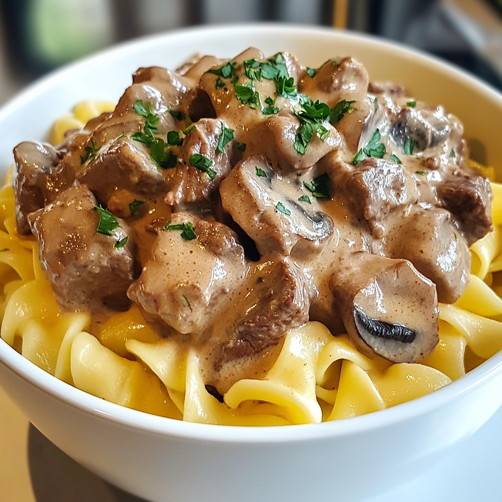 Instant Pot Beef Stroganoff Simple and Tasty Meal