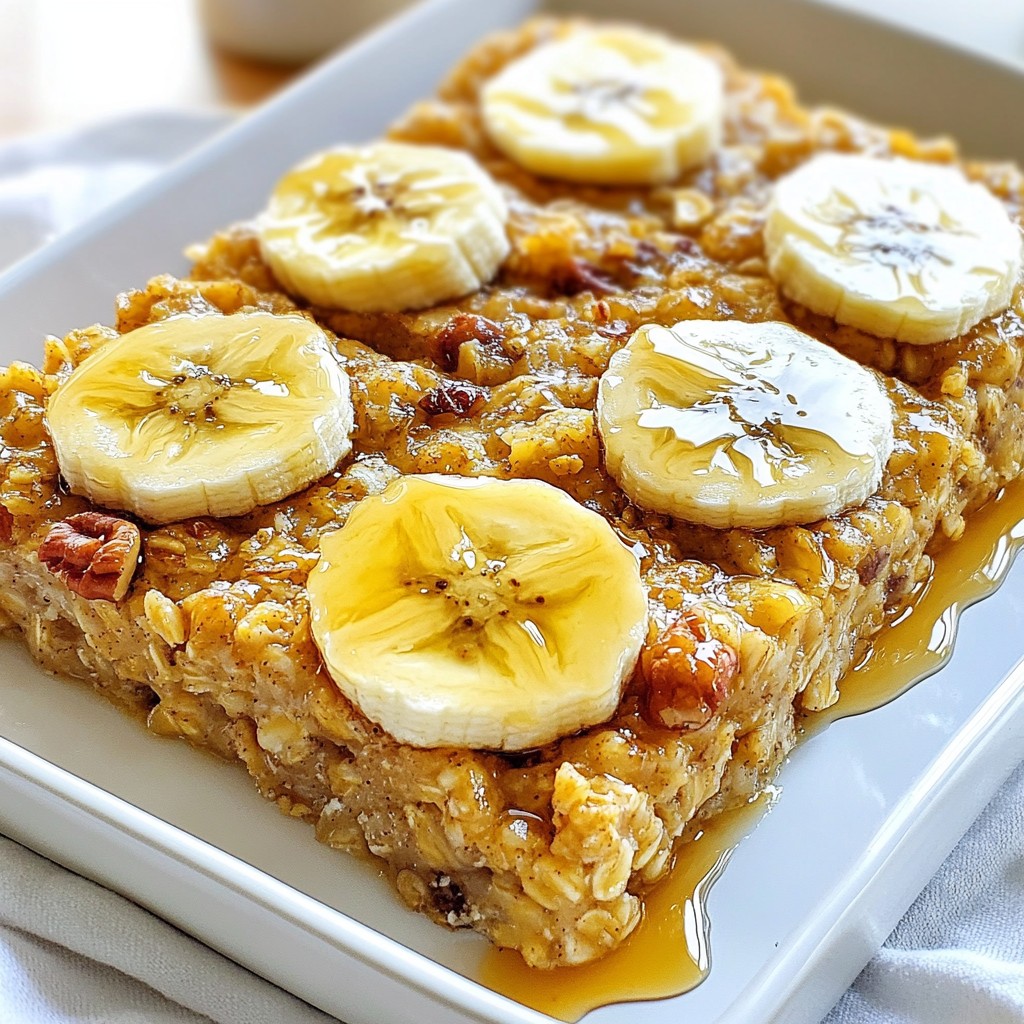 Baked Oatmeal Breakfast Squares Tasty and Simple Recipe