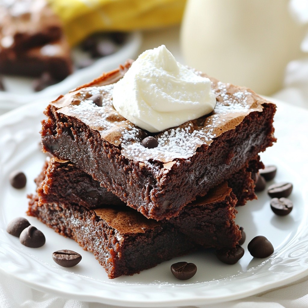 Chocolate Espresso Brownies Rich and Decadent Treat