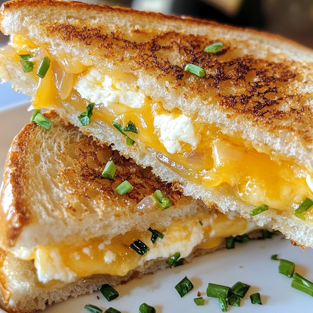 Gooey Smoked Cheddar Grilled Cheese Delight Recipe