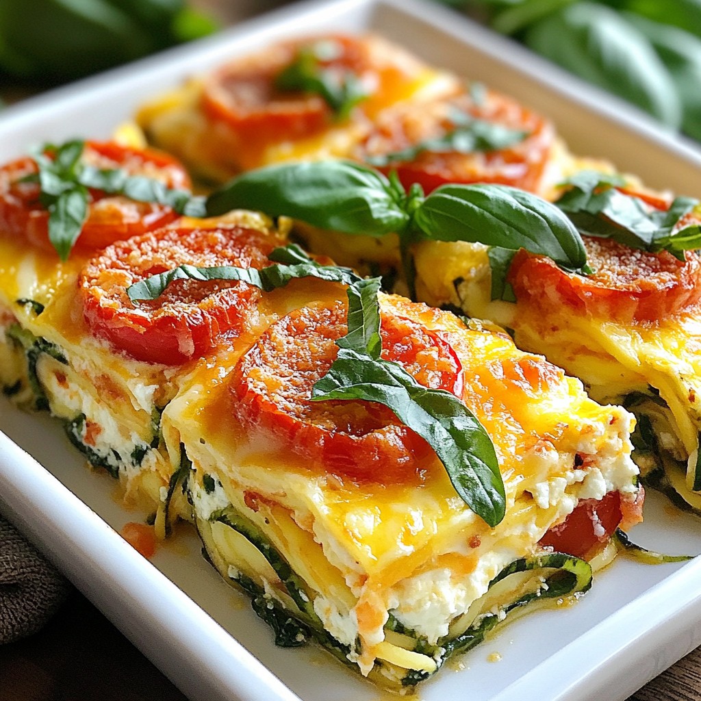Parmesan Crusted Zoodle Bake Flavorful and Filling Meal