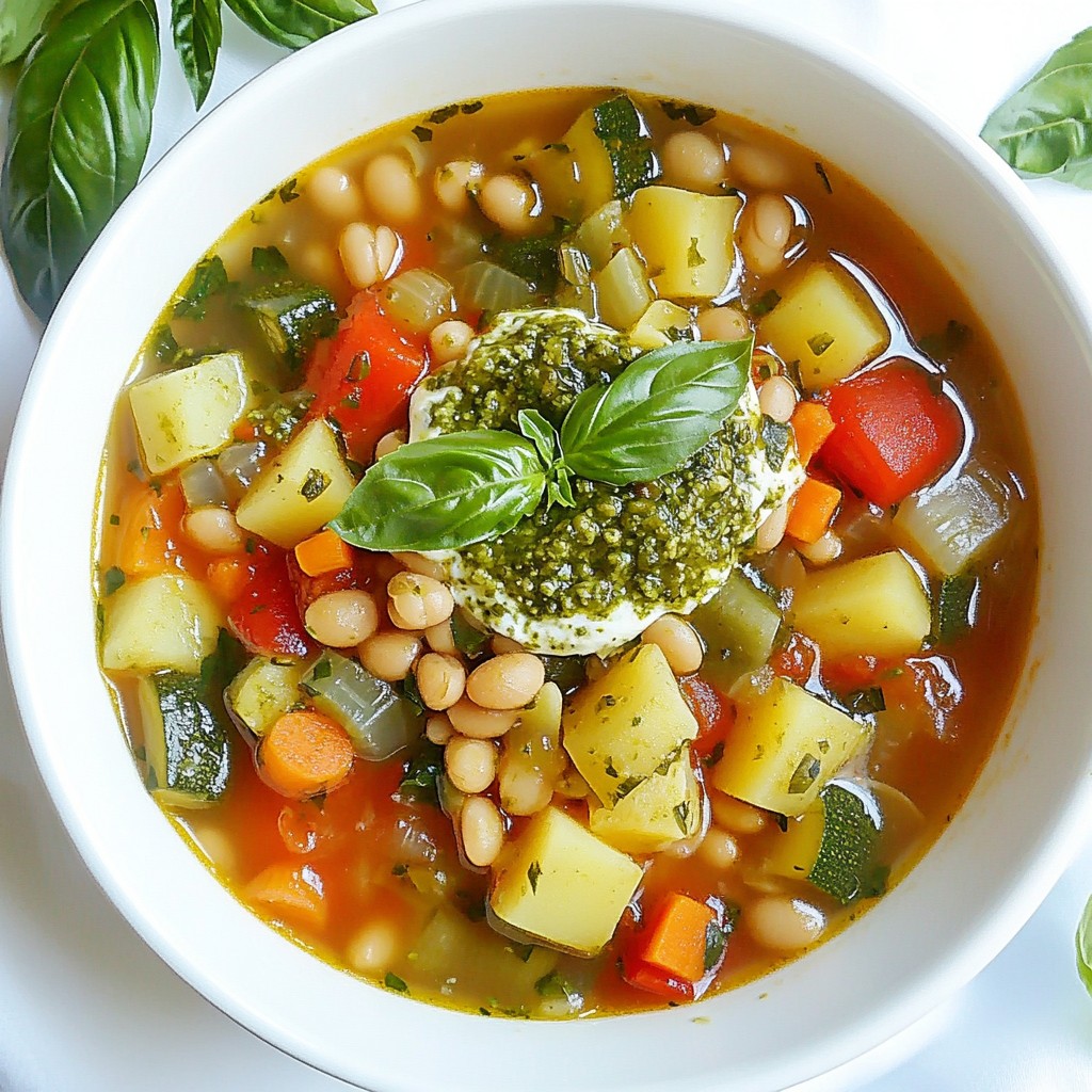 Mouthwatering Minestrone with Pesto Recipe Guide
