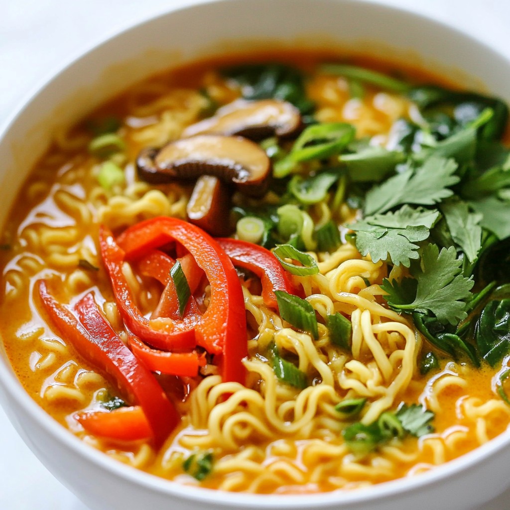 Coconut Curry Ramen Flavorful and Simple Recipe