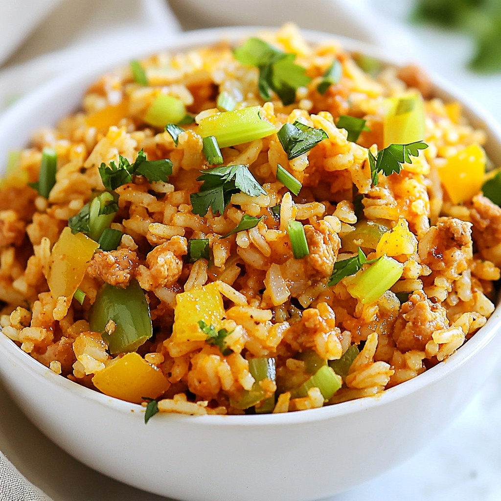 Spicy Cajun Dirty Rice Flavorful and Easy Recipe