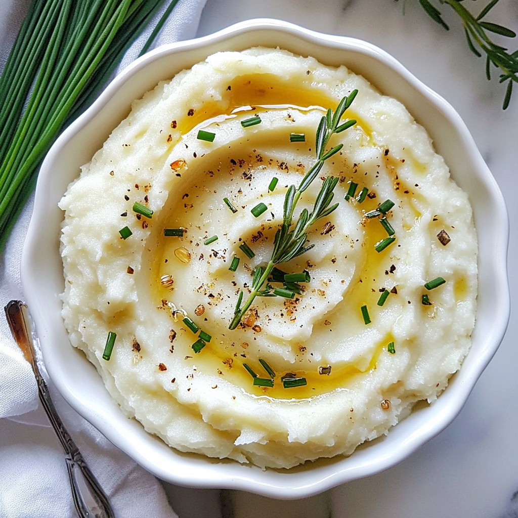 Instant Pot Garlic Mashed Cauliflower Creamy Delight